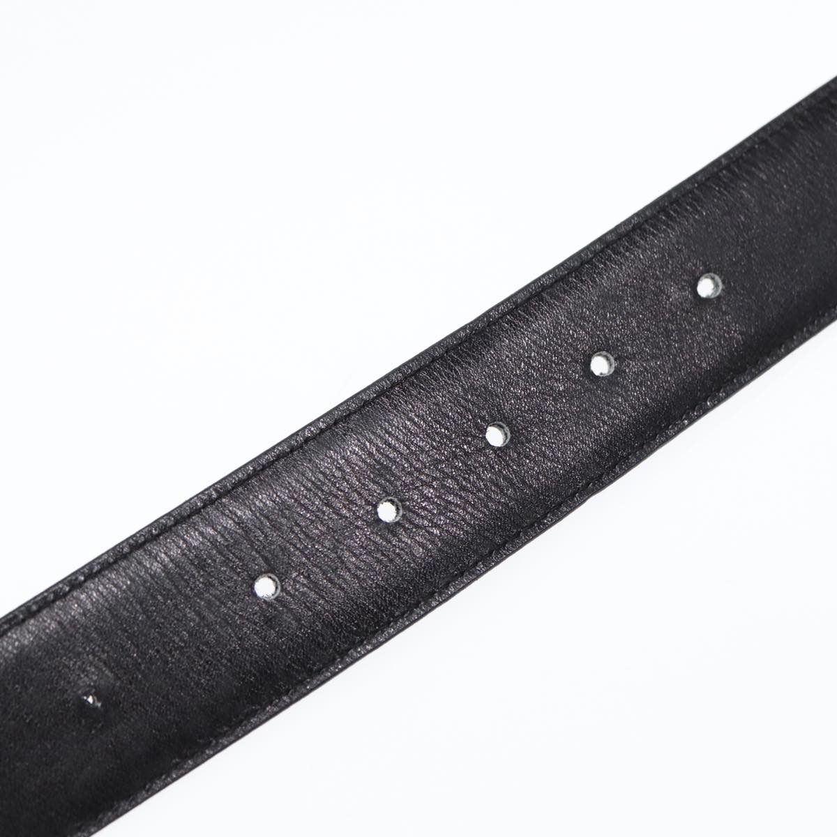 GUCCI Belt Leather 33.5"" Black ti2013