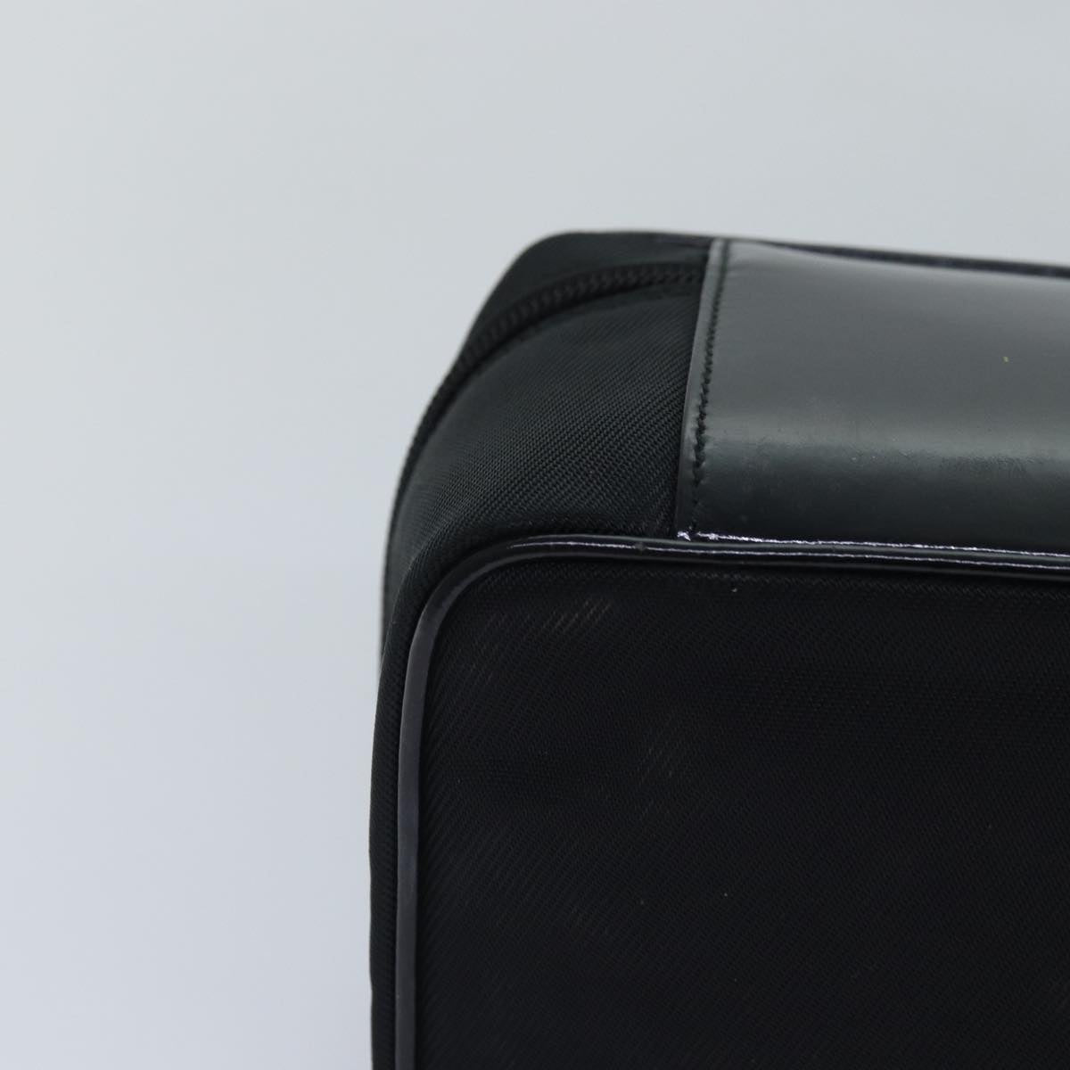 GUCCI Vanity Bamboo Pouch Nylon Black Silver 032 1956 0150 ti2061