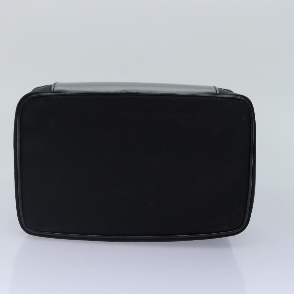 GUCCI Vanity Bamboo Pouch Nylon Black Silver 032 1956 0150 ti2061