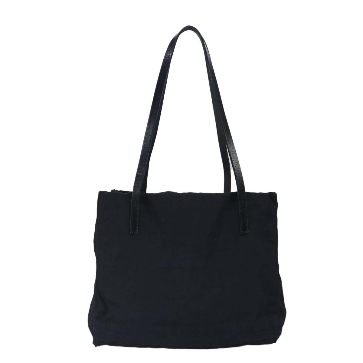 FENDI Zucca Canvas Hand Bag Nylon Black ti2314