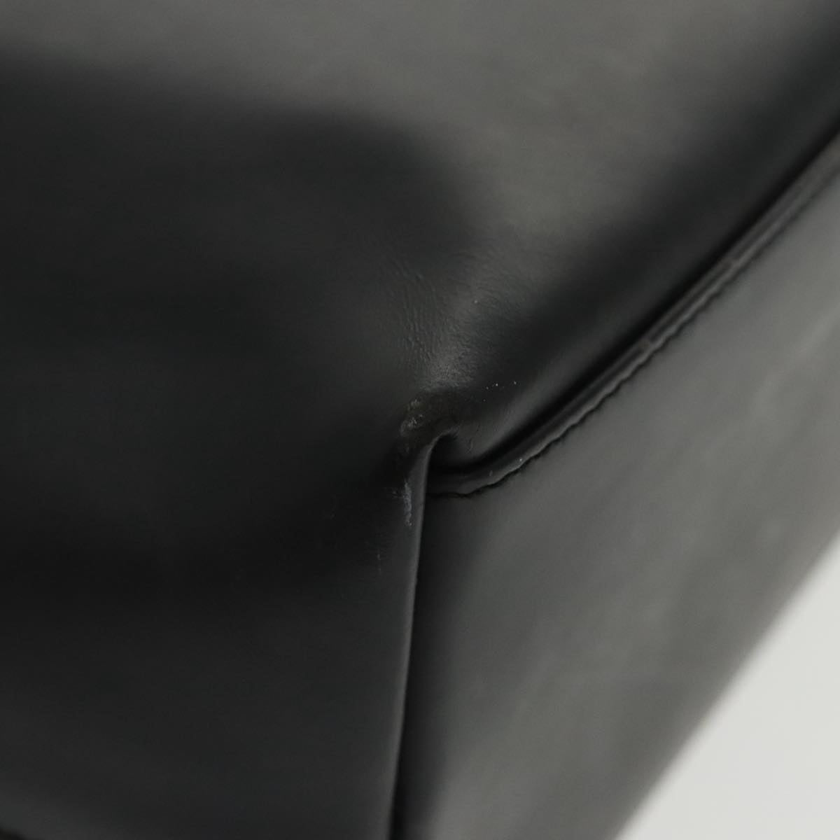 GUCCI Shoulder Bag Leather Black Silver 001 3298 ti2316
