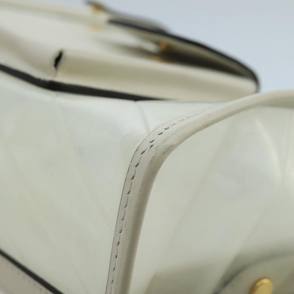 FENDI Bag Cover Vinyl Clear White ti2354