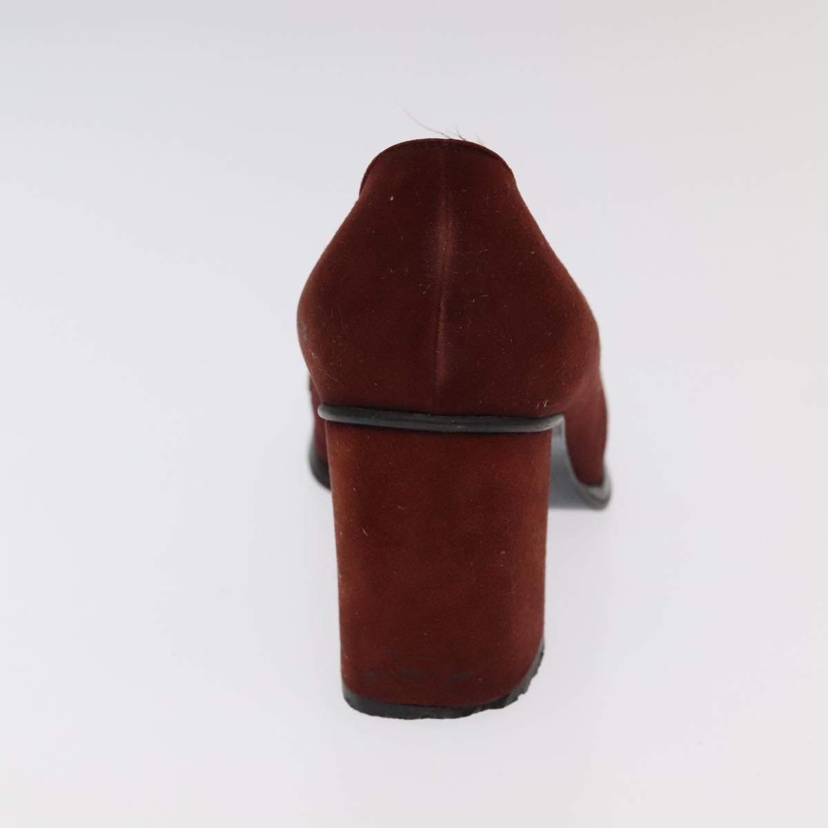 FENDI PRADA pumps Leather Suede 2Set Silver Red ti2529