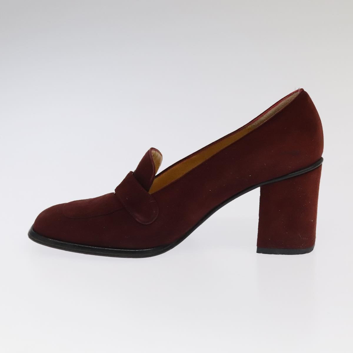 FENDI PRADA pumps Leather Suede 2Set Silver Red ti2529