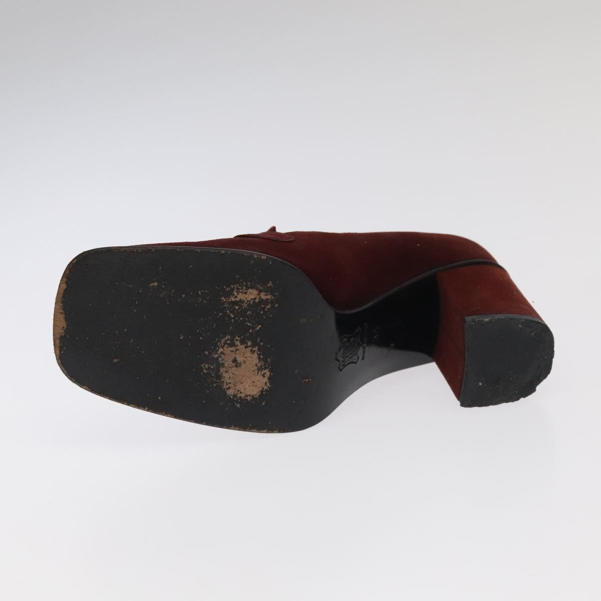 FENDI PRADA pumps Leather Suede 2Set Silver Red ti2529