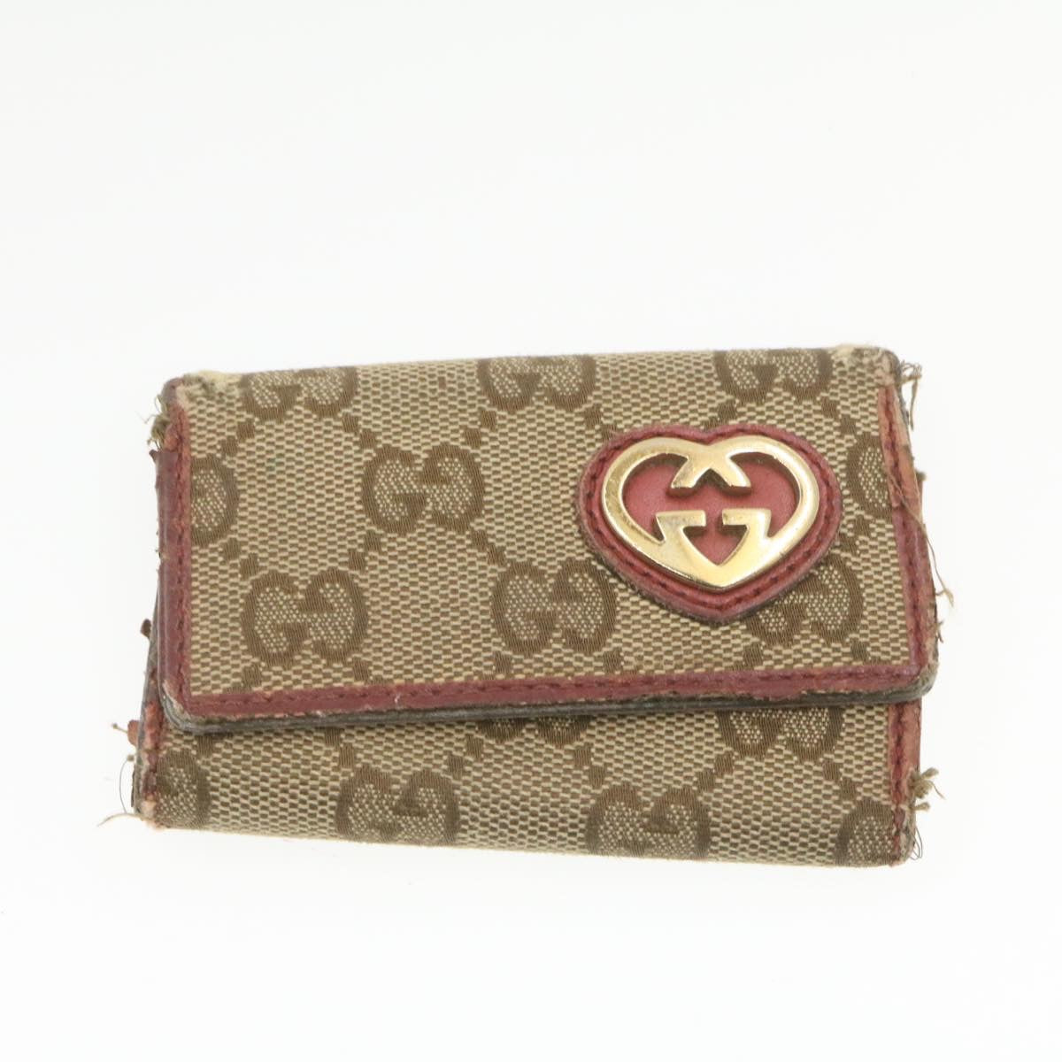 GUCCI GG Canvas iPhone Key iPad Case 3Set Brown Pink beige ti361