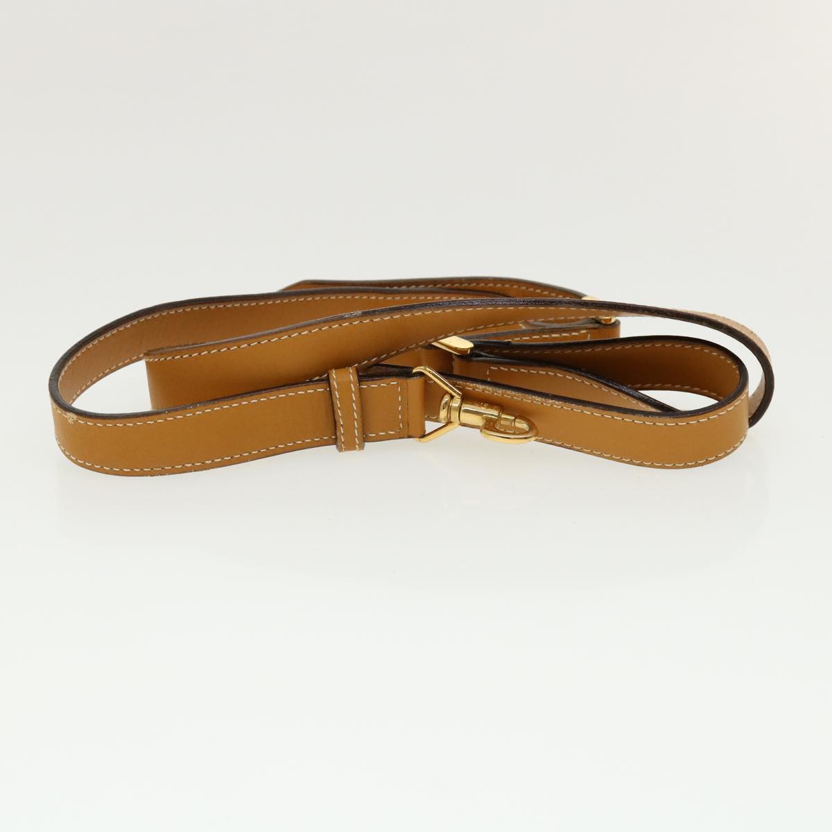 GUCCI Hand Bag Leather Brown 0001130274 ti674