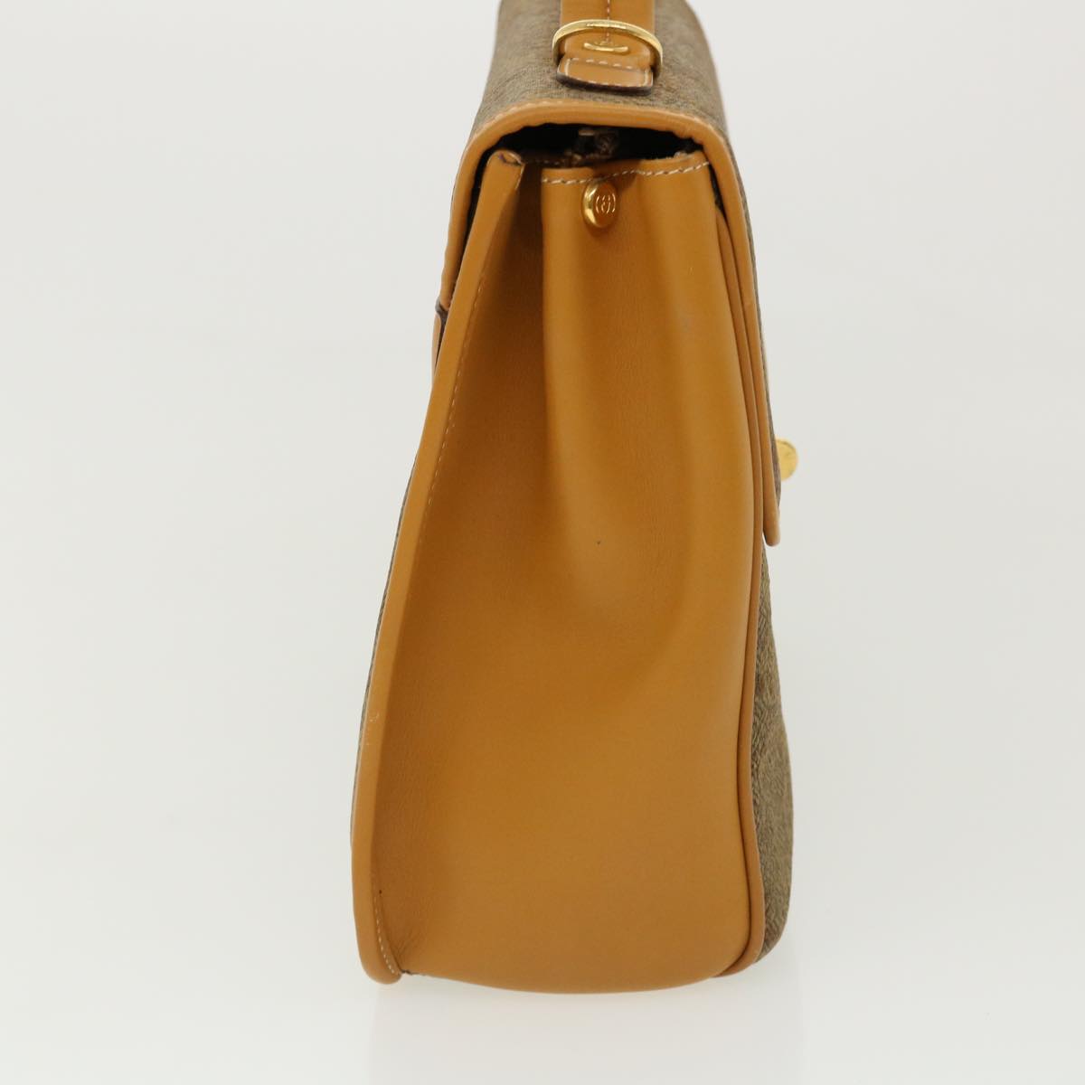GUCCI Hand Bag Leather Brown 0001130274 ti674