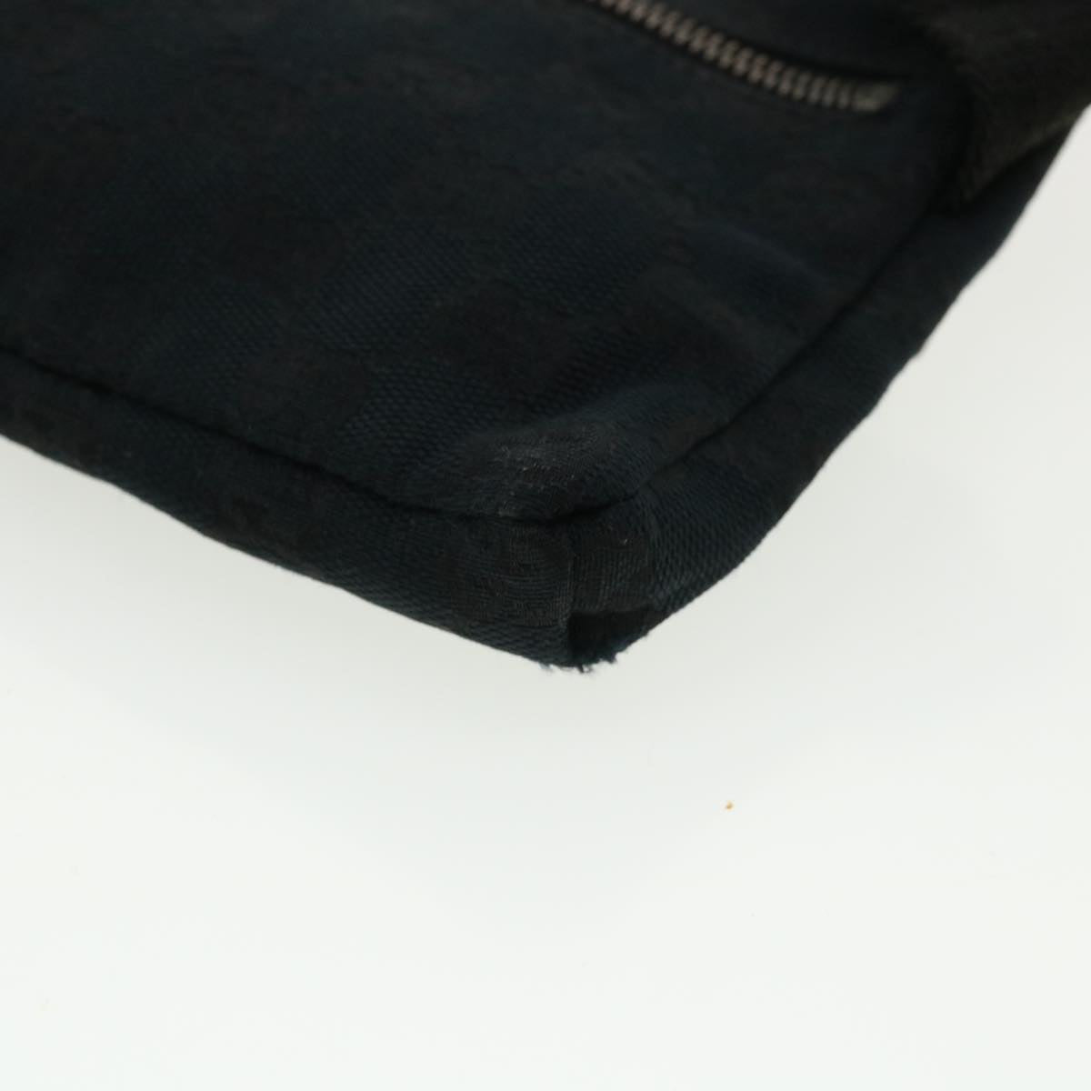 GUCCI GG Canvas Waist Bag Black ti718