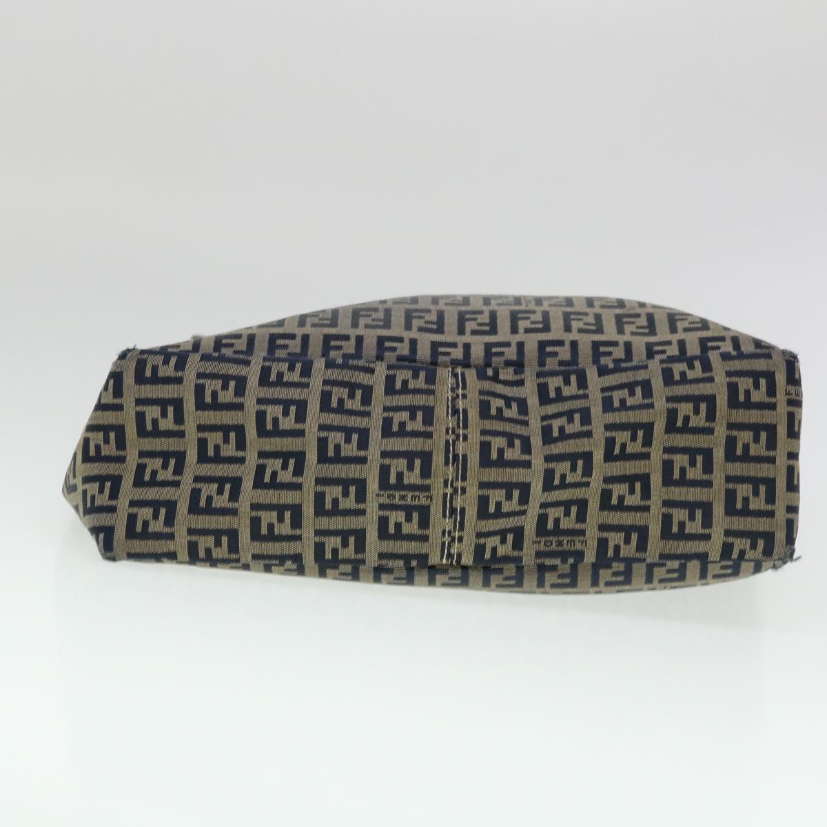 FENDI Zucchino Canvas Tote Bag Nylon Navy ti968