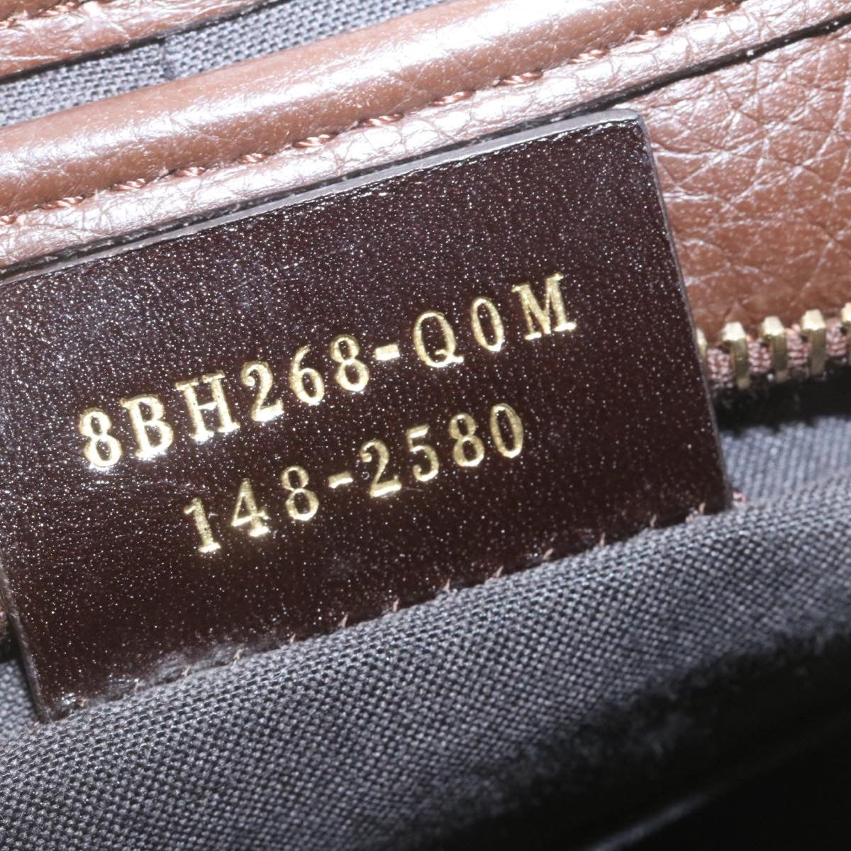FENDI Zucca Canvas Tote Bag Brown Black tp173