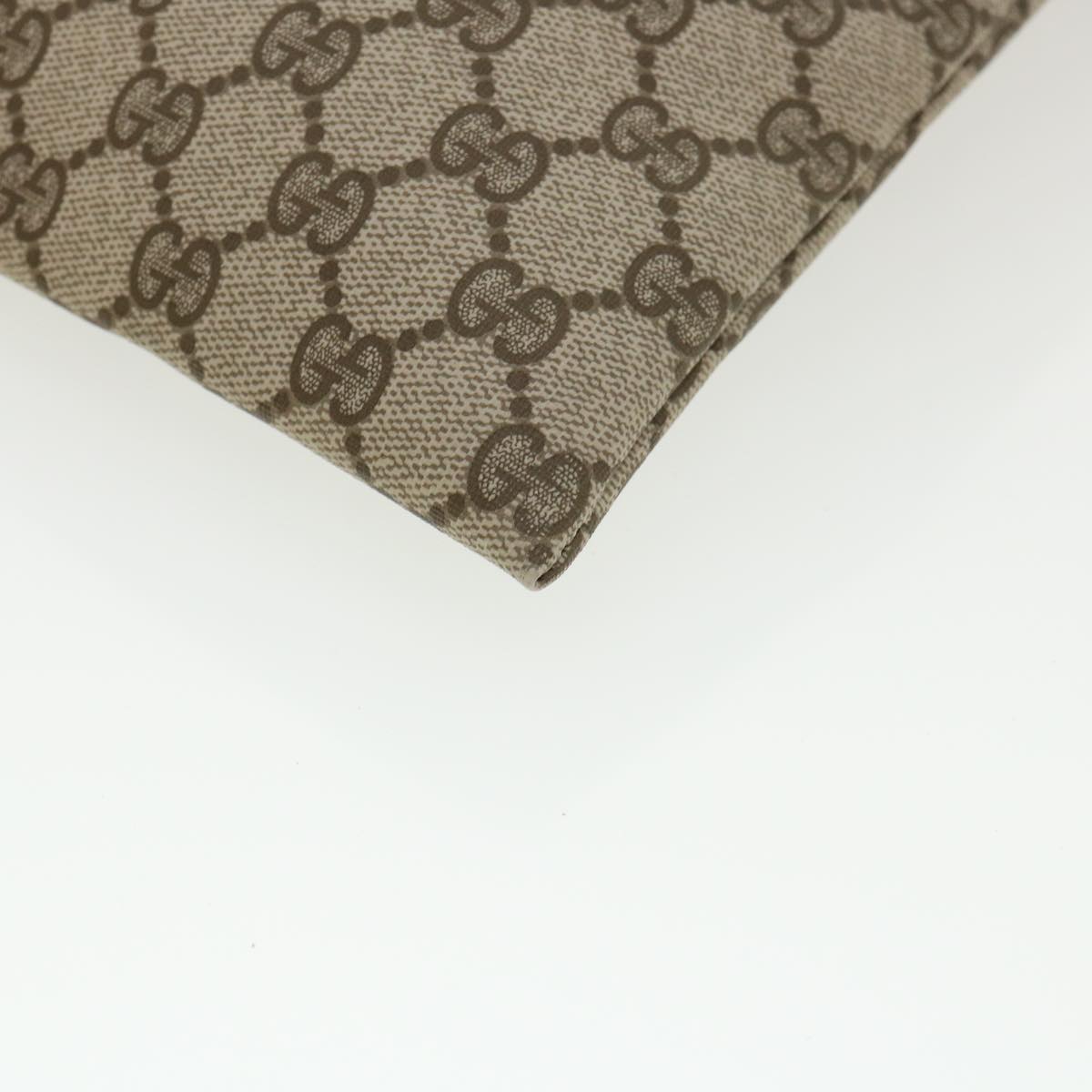 GUCCI GG Canvas Drawstring Pouch Beige tp546