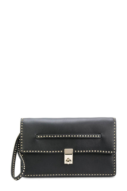 Micro Rockstud Clutch Black