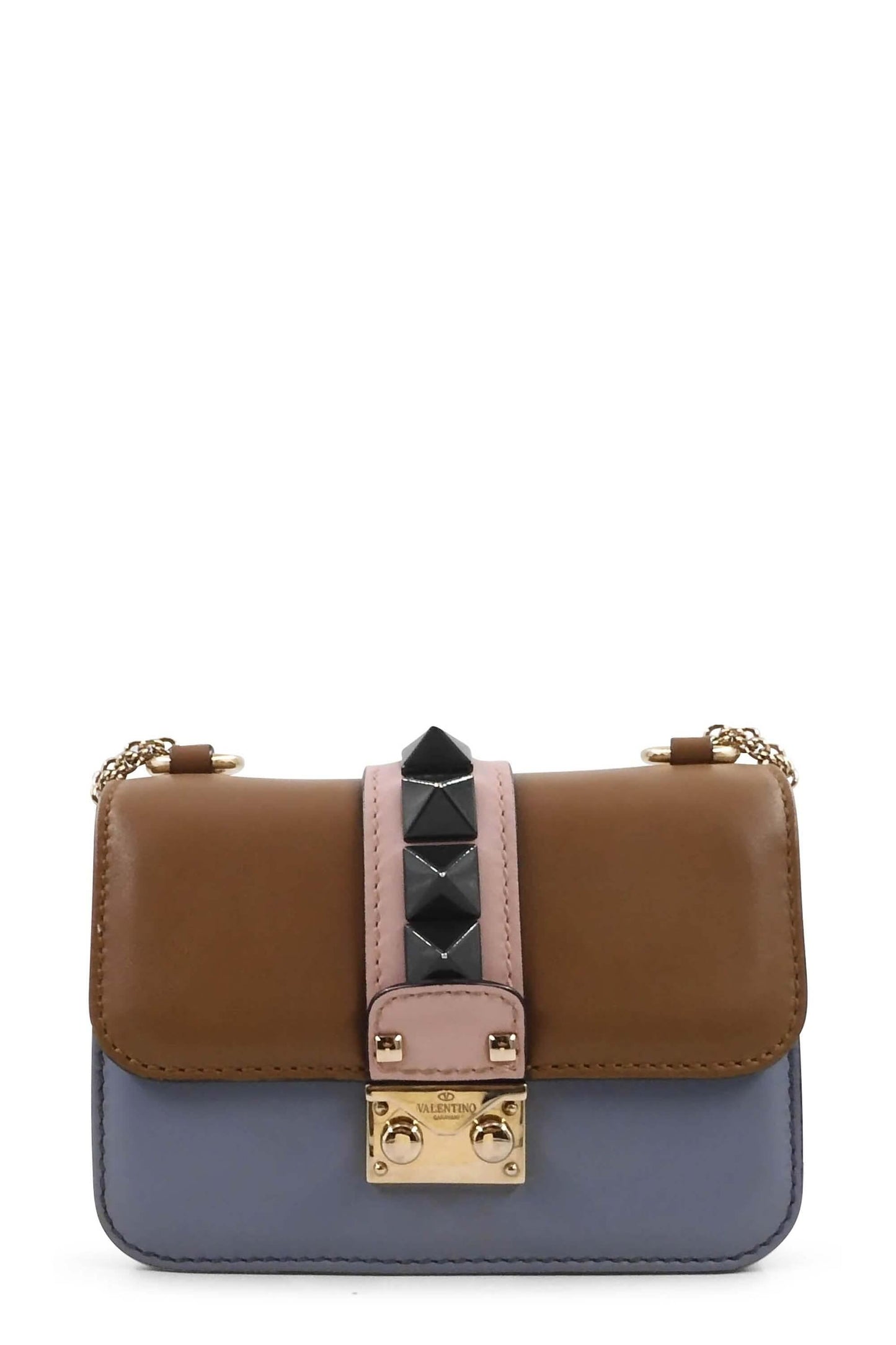 Mini Glam Rock Bag Brown Blue