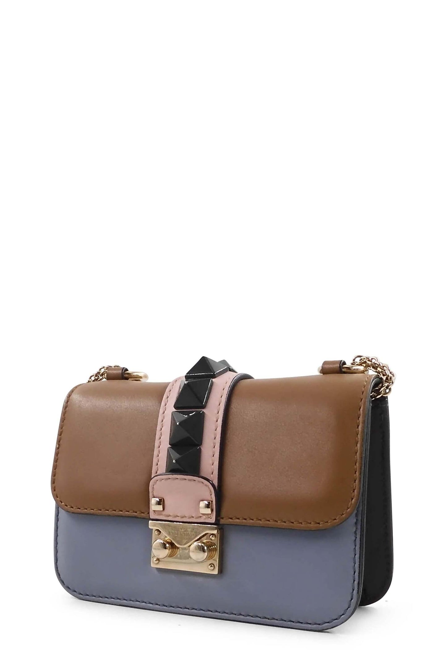 Mini Glam Rock Bag Brown Blue