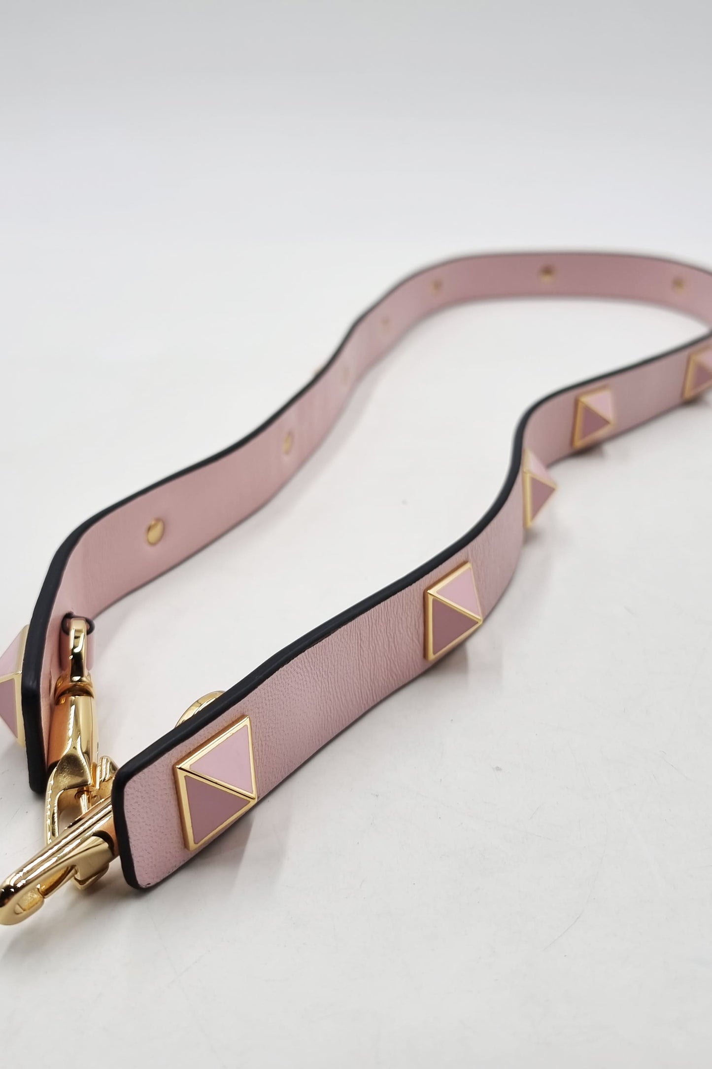 Small Roman Stud the Handle Bag Blush Pink