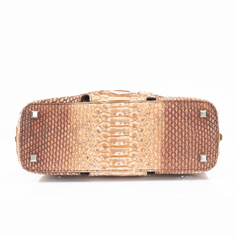 Snakeskin Cut Out Mini Bag