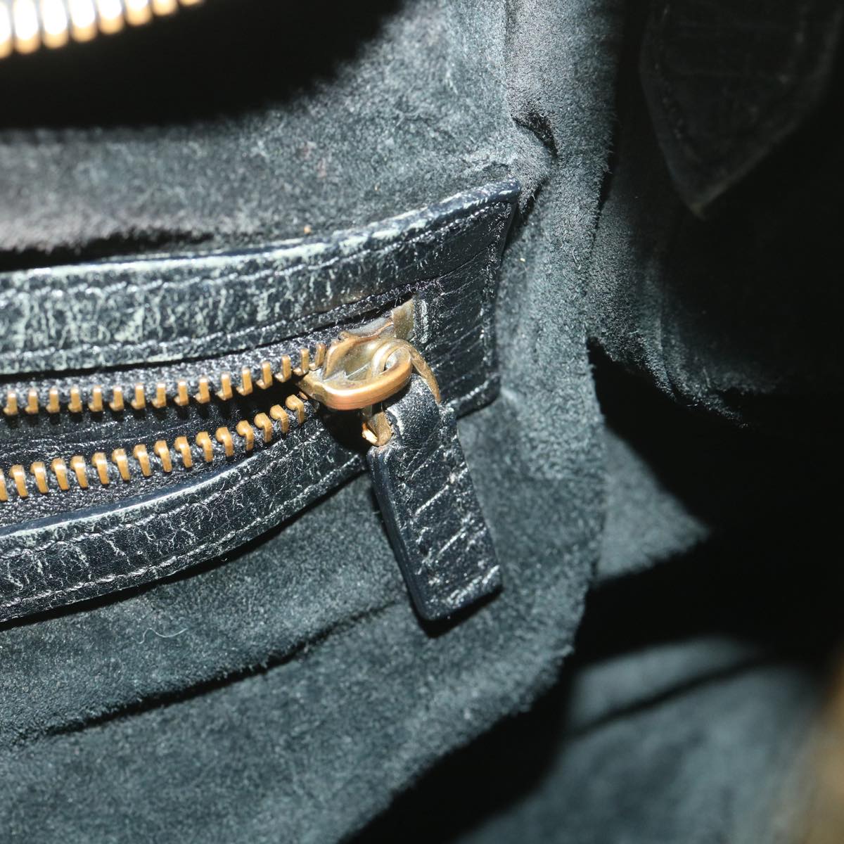 GUCCI Shoulder Bag Leather Black 115867 yb002