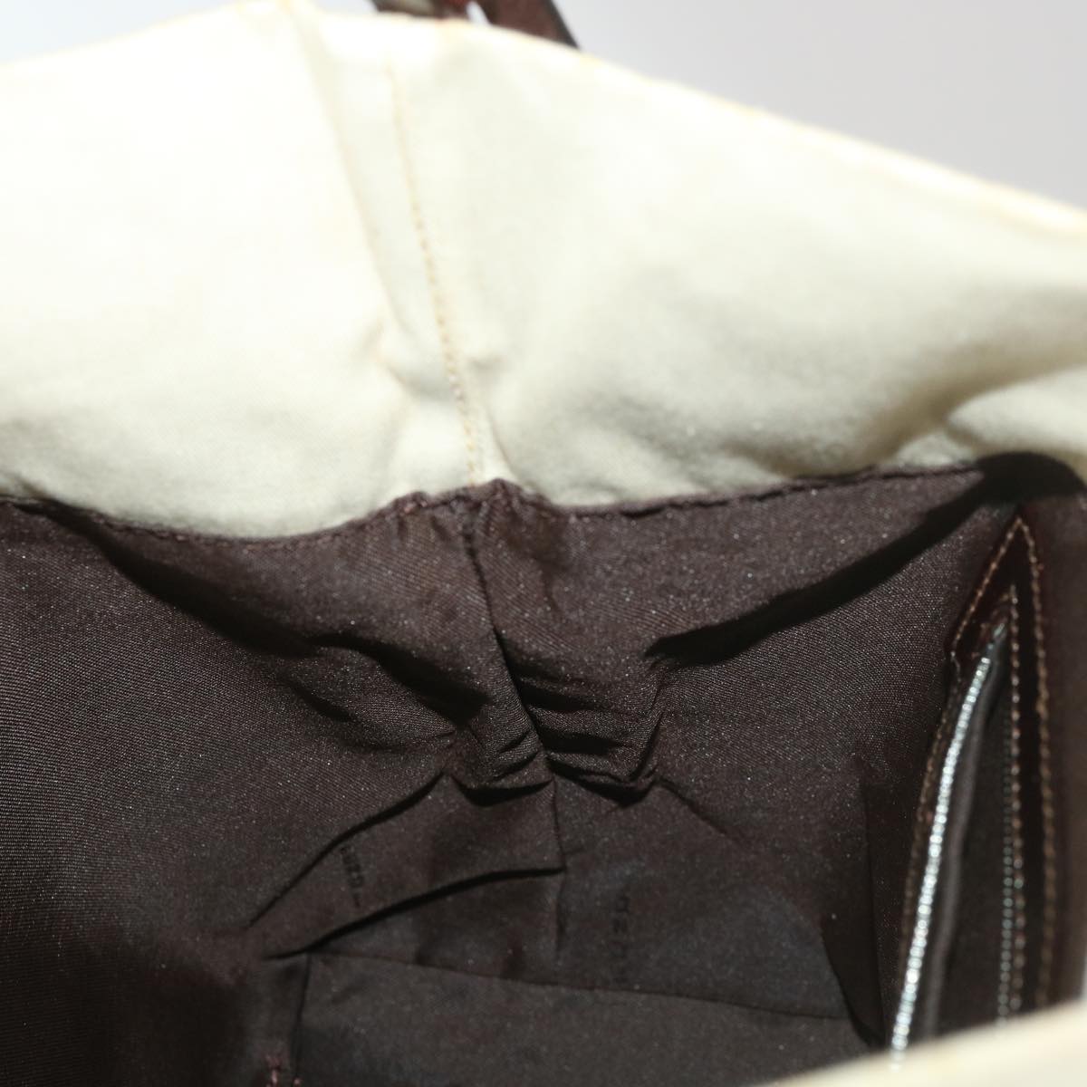 FENDI Shoulder Bag Canvas Beige 2262-26637-008 yb066
