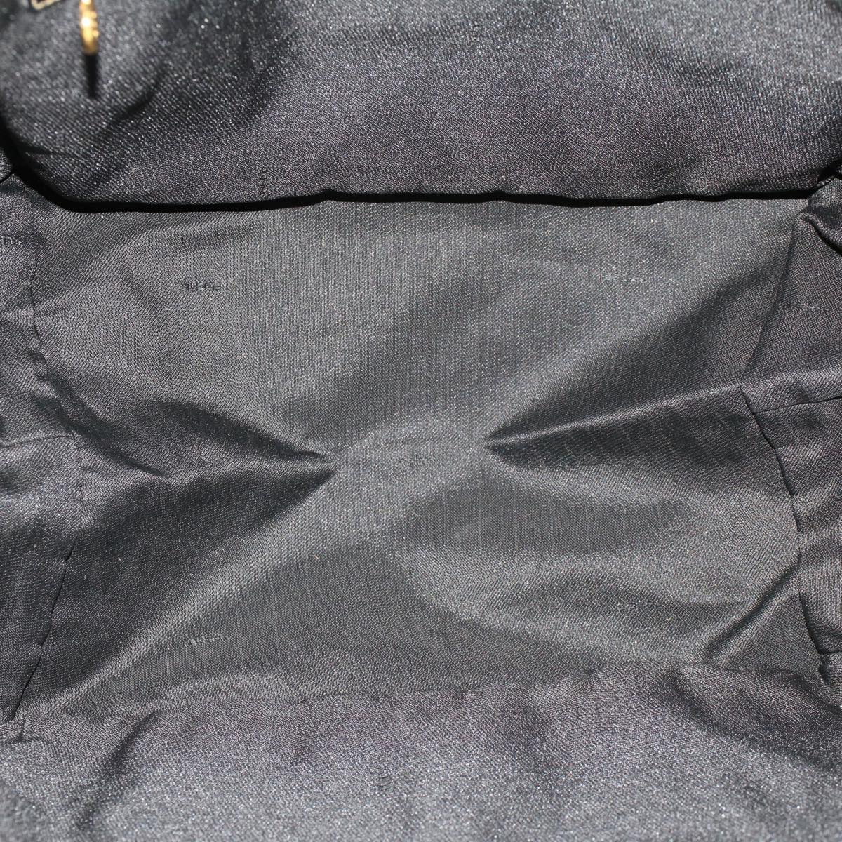 FENDI Pecan Canvas Pouch Hand Bag 3Set Black Brown yb206