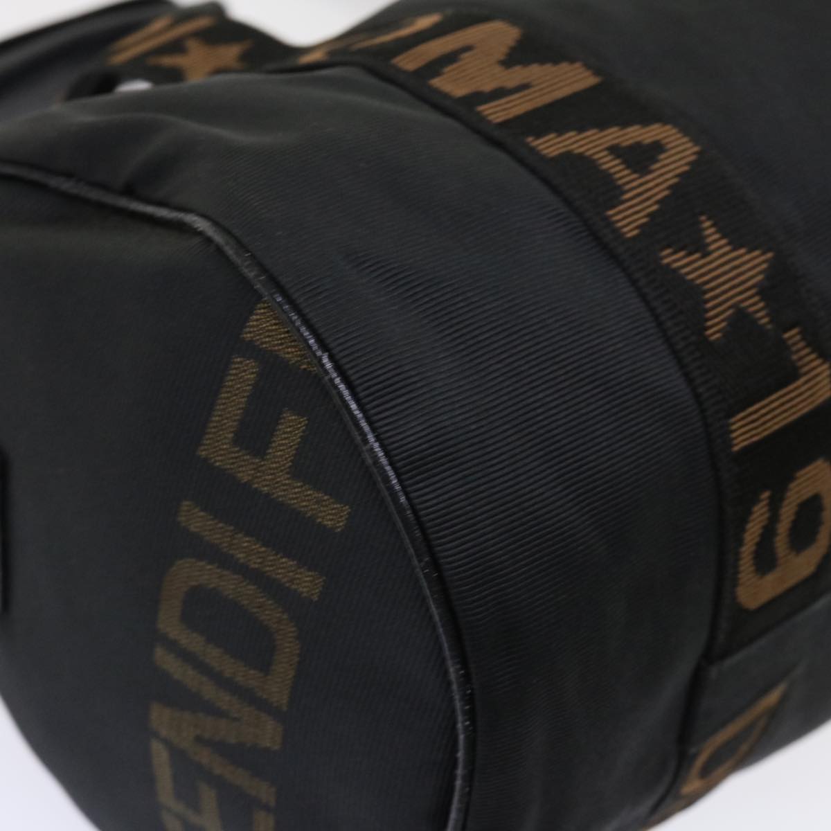 FENDI Boston Bag Nylon 2way Black 2291.26420.089 yb230