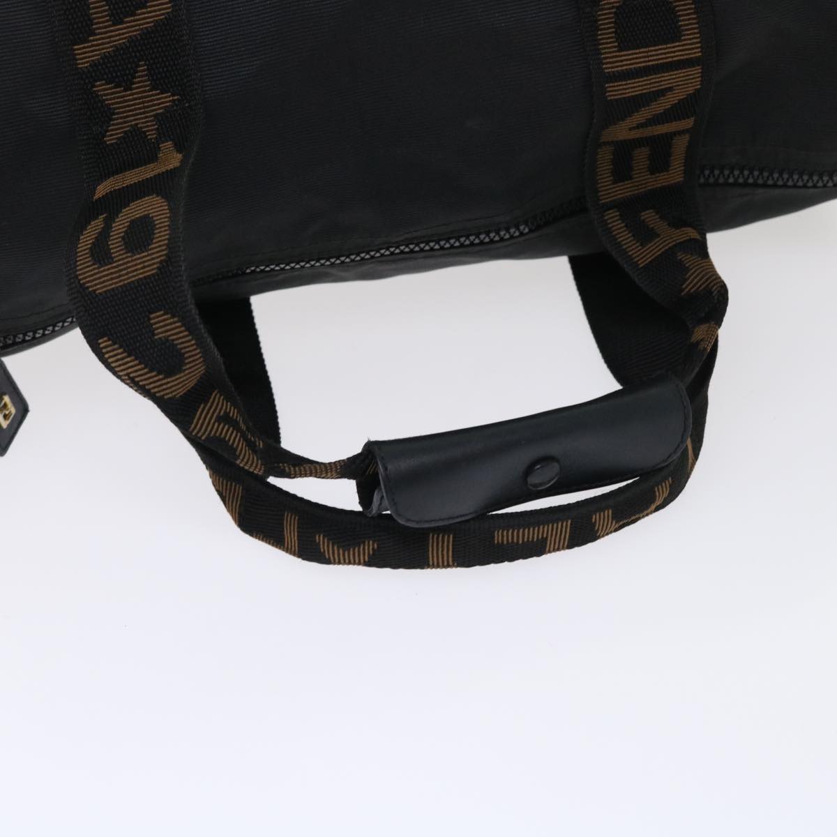 FENDI Boston Bag Nylon 2way Black 2291.26420.089 yb230