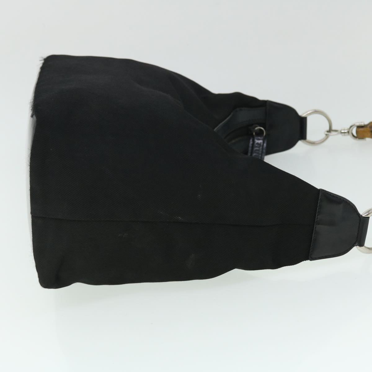 GUCCI Bamboo Hand Bag Black yb348
