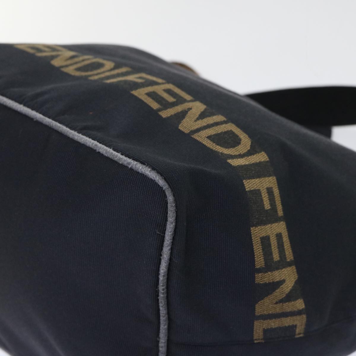 FENDI Shoulder Bag Nylon Black yb361