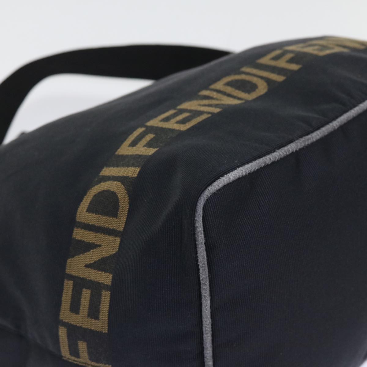 FENDI Shoulder Bag Nylon Black yb361