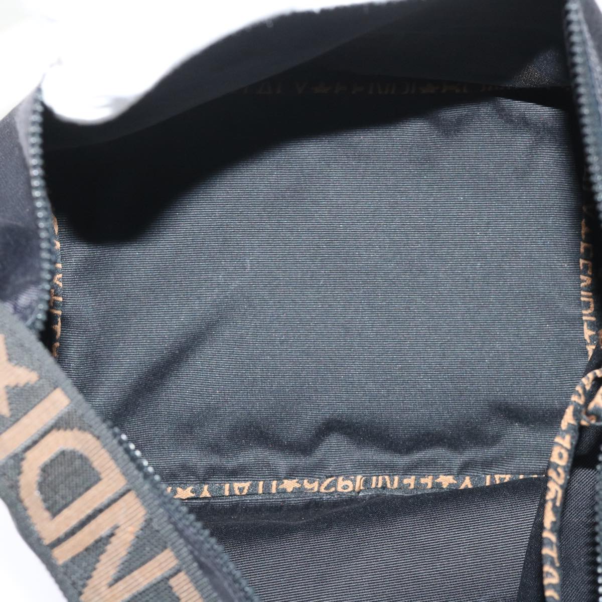 FENDI Shoulder Bag Nylon Black yb361