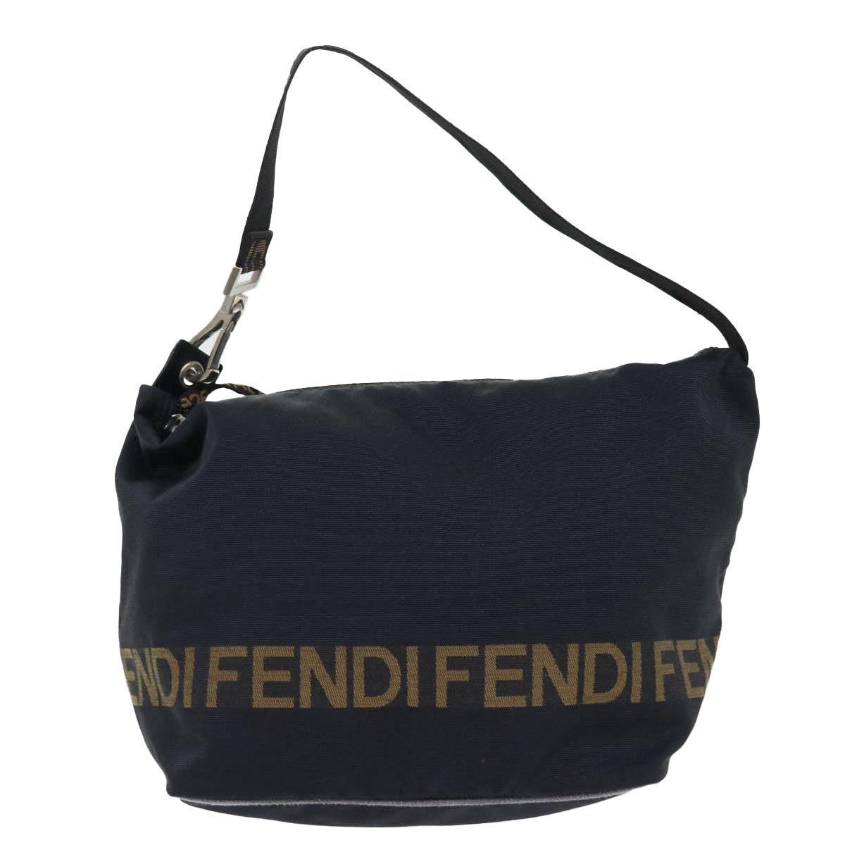 FENDI Shoulder Bag Nylon Black yb361
