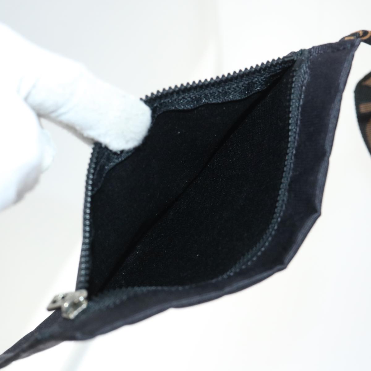 FENDI Shoulder Bag Nylon Black yb361