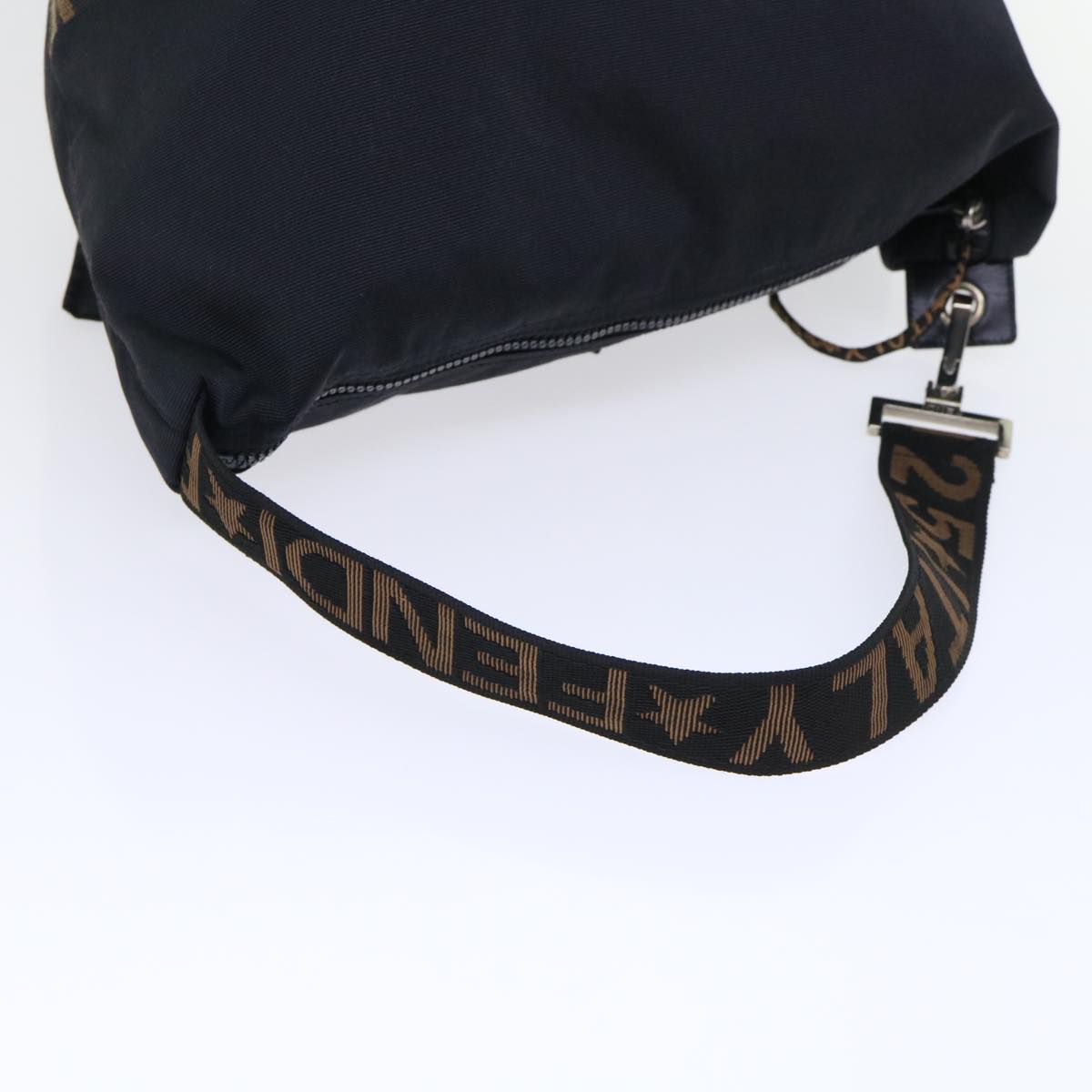 FENDI Shoulder Bag Nylon Black yb361