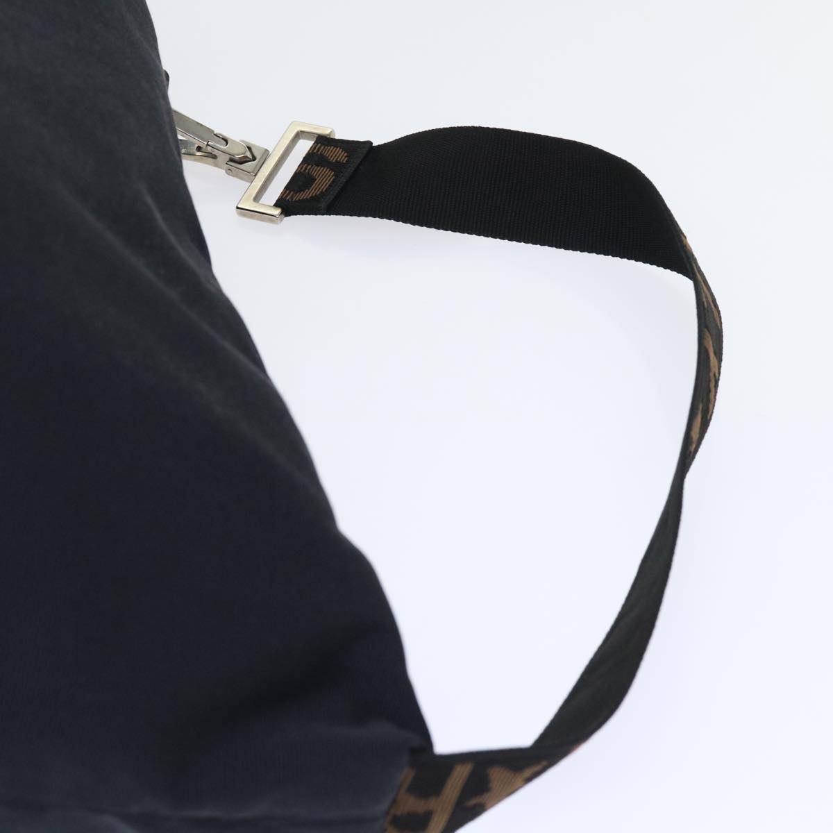 FENDI Shoulder Bag Nylon Black yb361