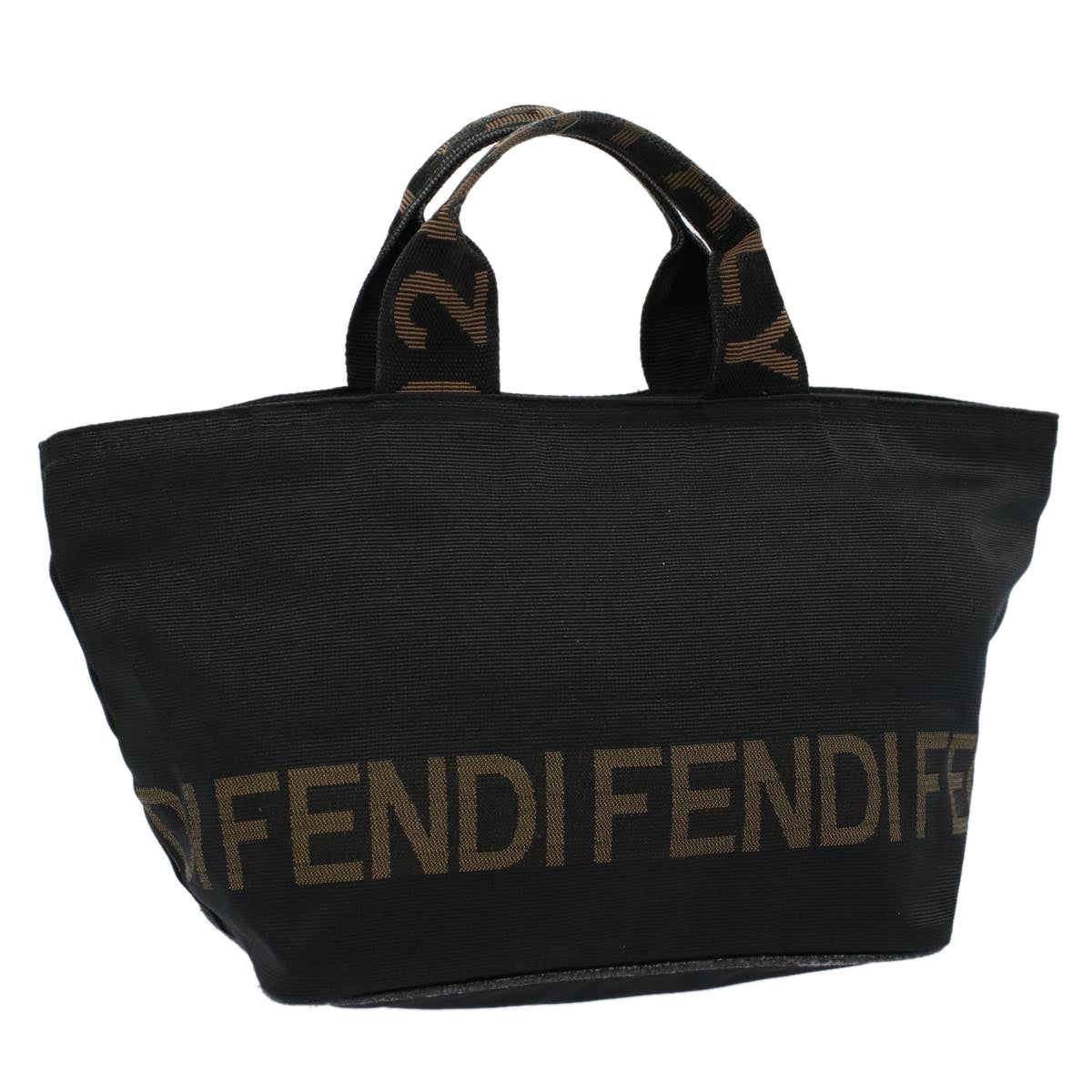 FENDI Tote Bag Canvas Black 2291 26488 088 yb411