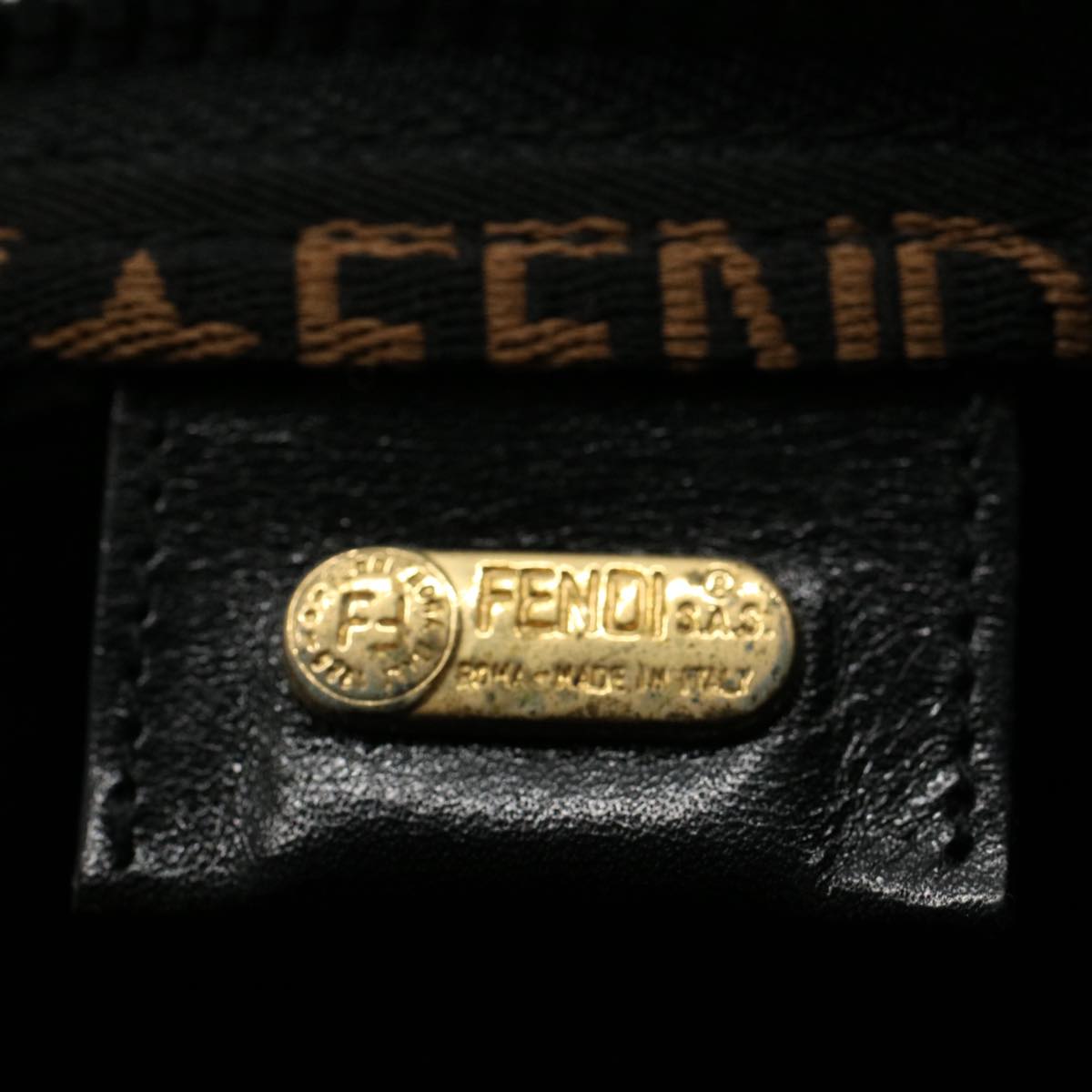 FENDI Tote Bag Canvas Black 2291 26488 088 yb411
