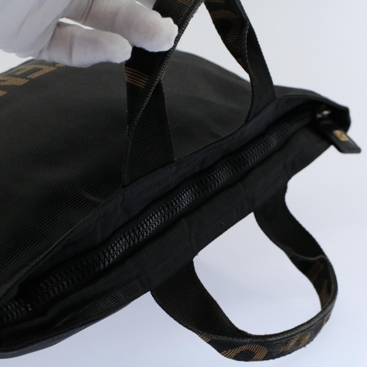 FENDI Tote Bag Canvas Black 2291 26488 088 yb411