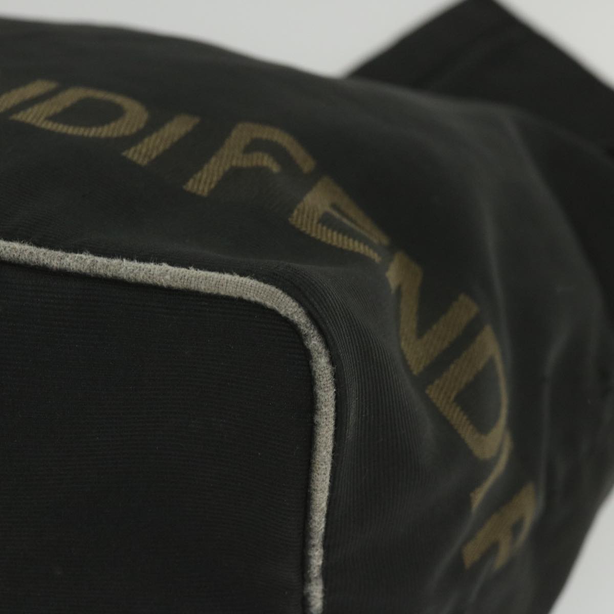 FENDI Shoulder Bag Nylon Black yb412