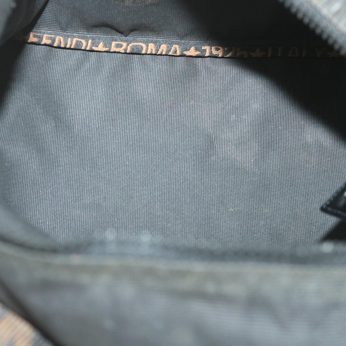 FENDI Shoulder Bag Nylon Black yb412