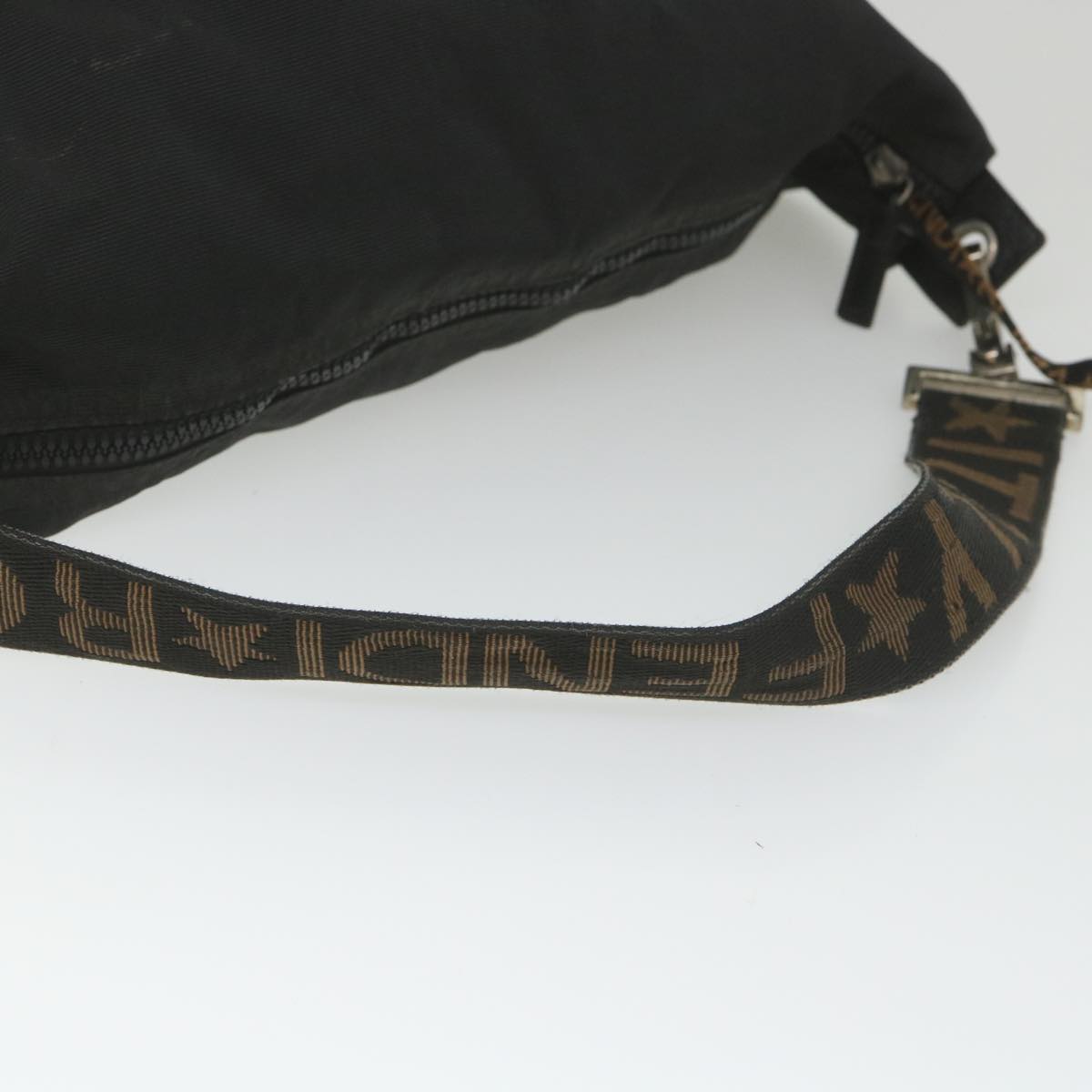 FENDI Shoulder Bag Nylon Black yb412