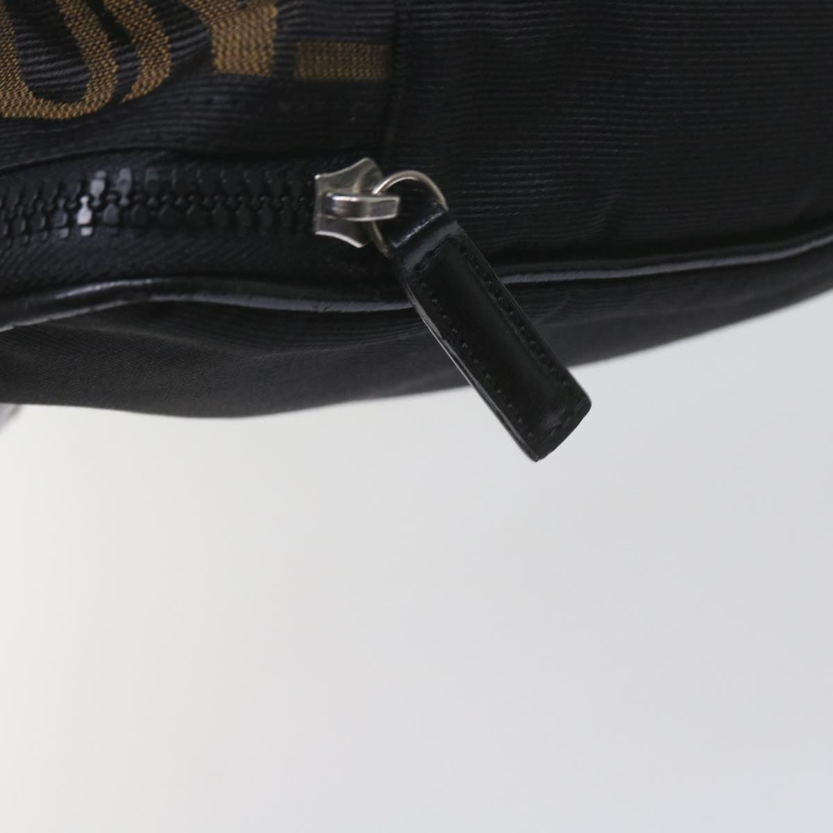 FENDI Vanity Cosmetic Pouch Nylon Black yb437