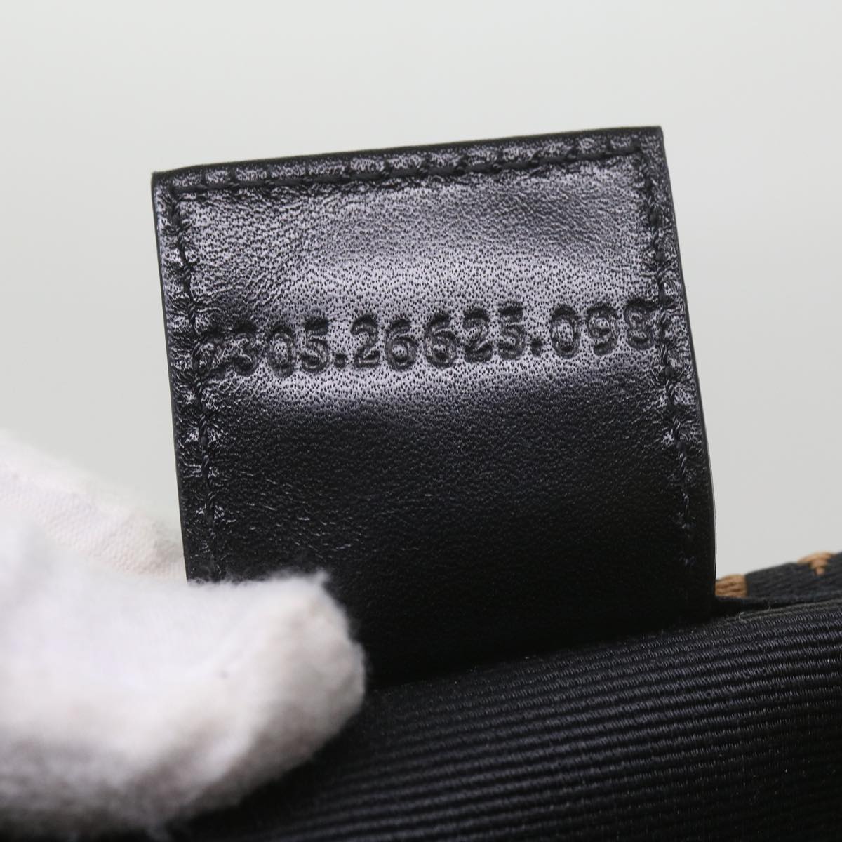 FENDI Vanity Cosmetic Pouch Nylon Black yb437