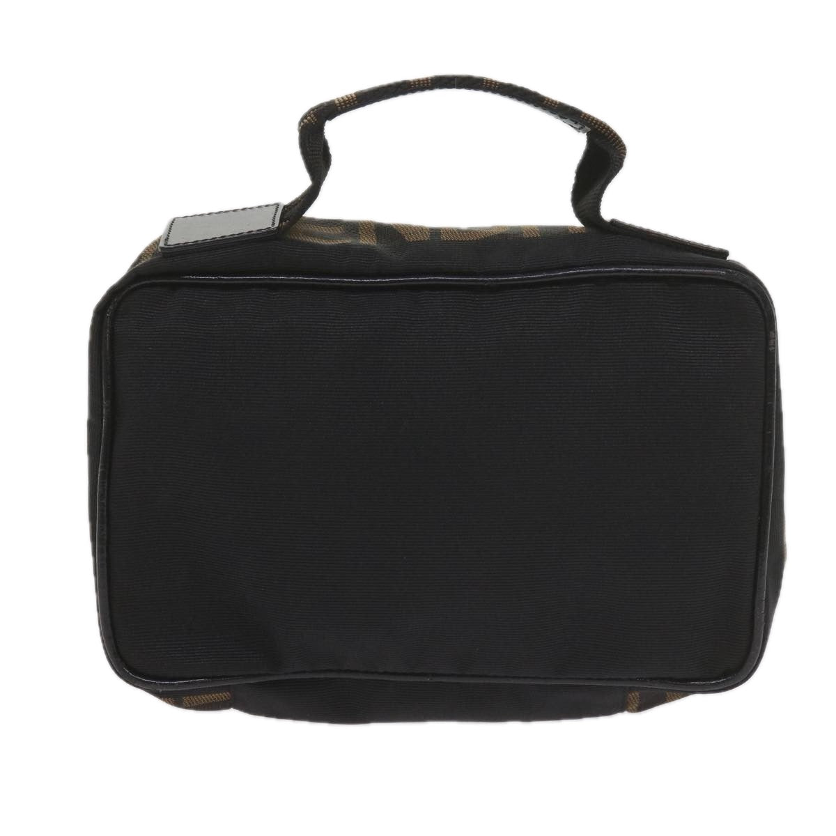 FENDI Vanity Cosmetic Pouch Nylon Black yb437