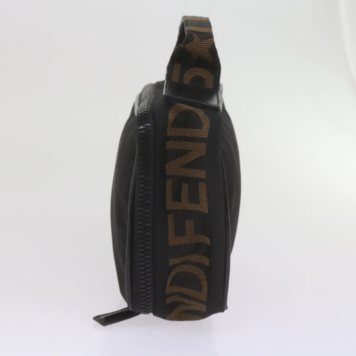 FENDI Vanity Cosmetic Pouch Nylon Black yb437