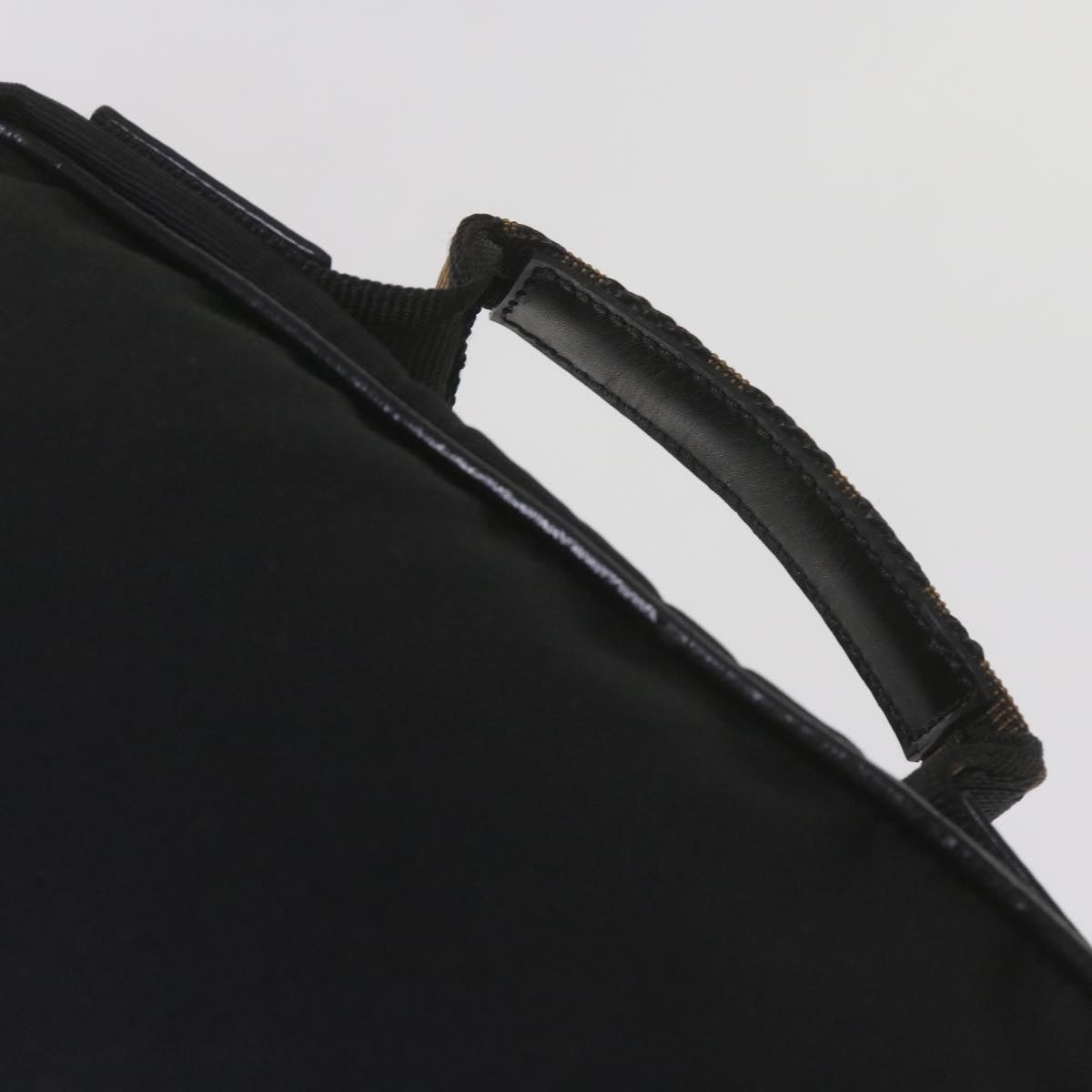 FENDI Vanity Cosmetic Pouch Nylon Black yb437