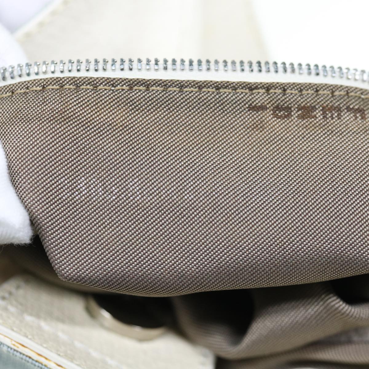 FENDI Shoulder Bag Canvas Light Blue yb467