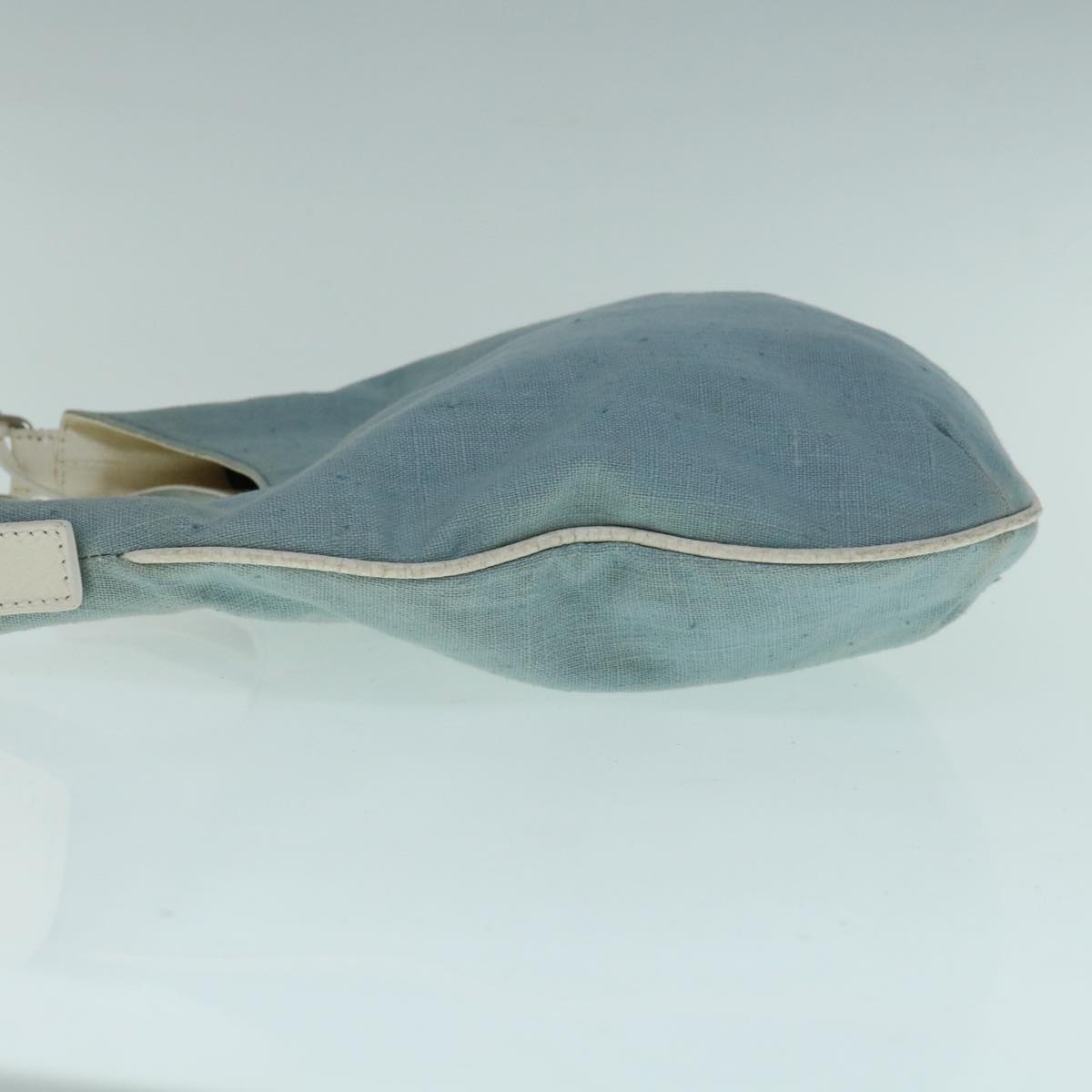 FENDI Shoulder Bag Canvas Light Blue yb467