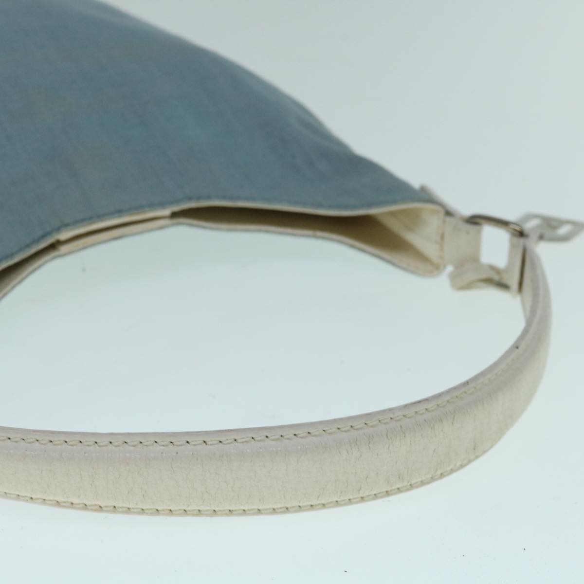 FENDI Shoulder Bag Canvas Light Blue yb467