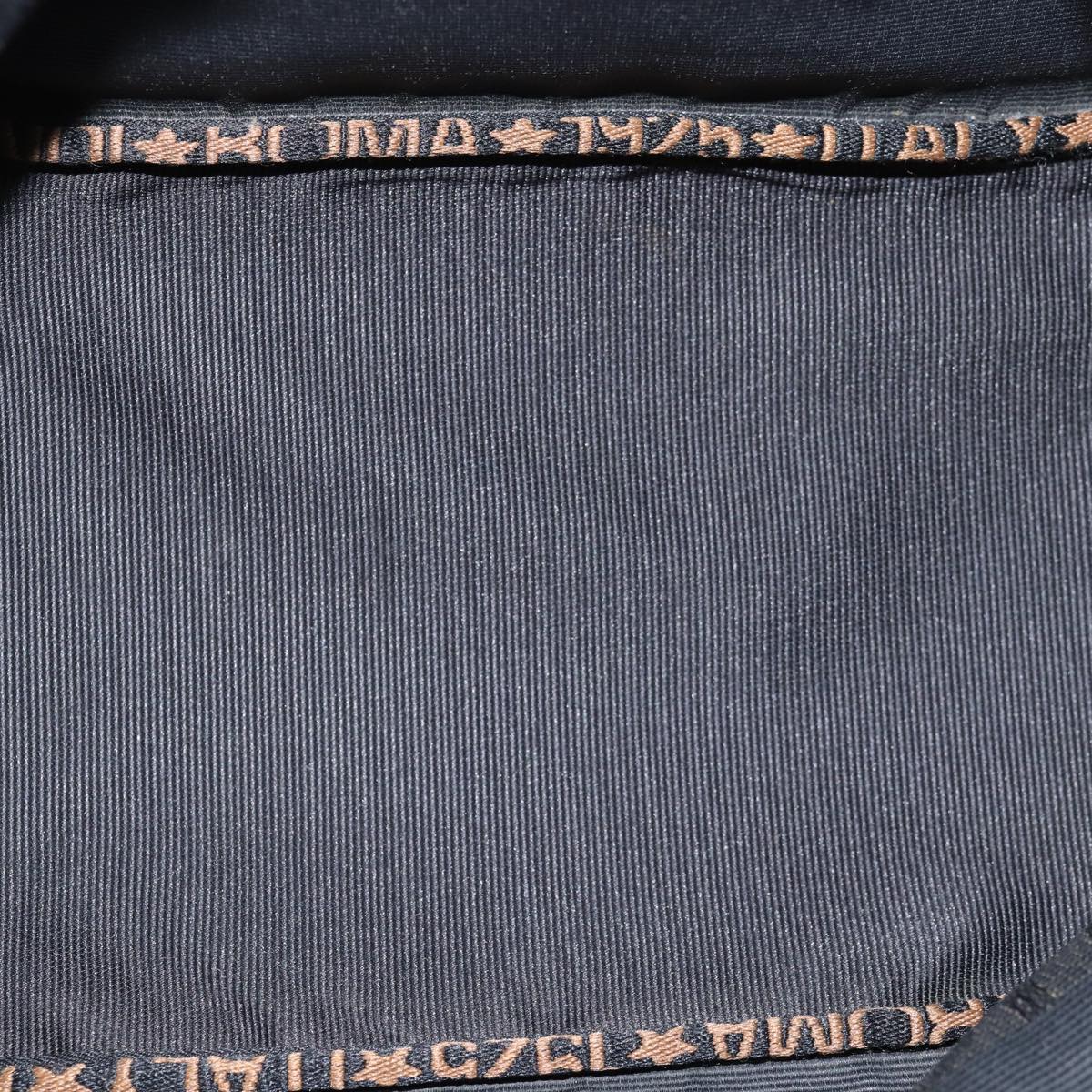 FENDI Hand Bag Canvas Black yb555