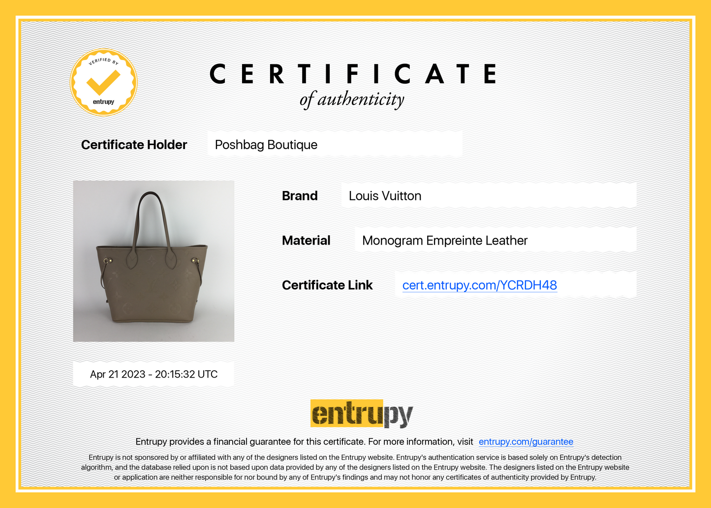 Louis Vuitto Neverfull MM Monogram Empreinte Leather Giant Bag with Pouch
